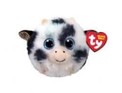 PELUCHE TY BEANIE BALLS - MOOPHY VACHE PUFFIES 4